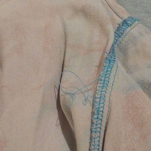 John Mark Women's Size Large Multicolor Ruffle Sleeve Artistic Blouse Top - Picture 9 of 11